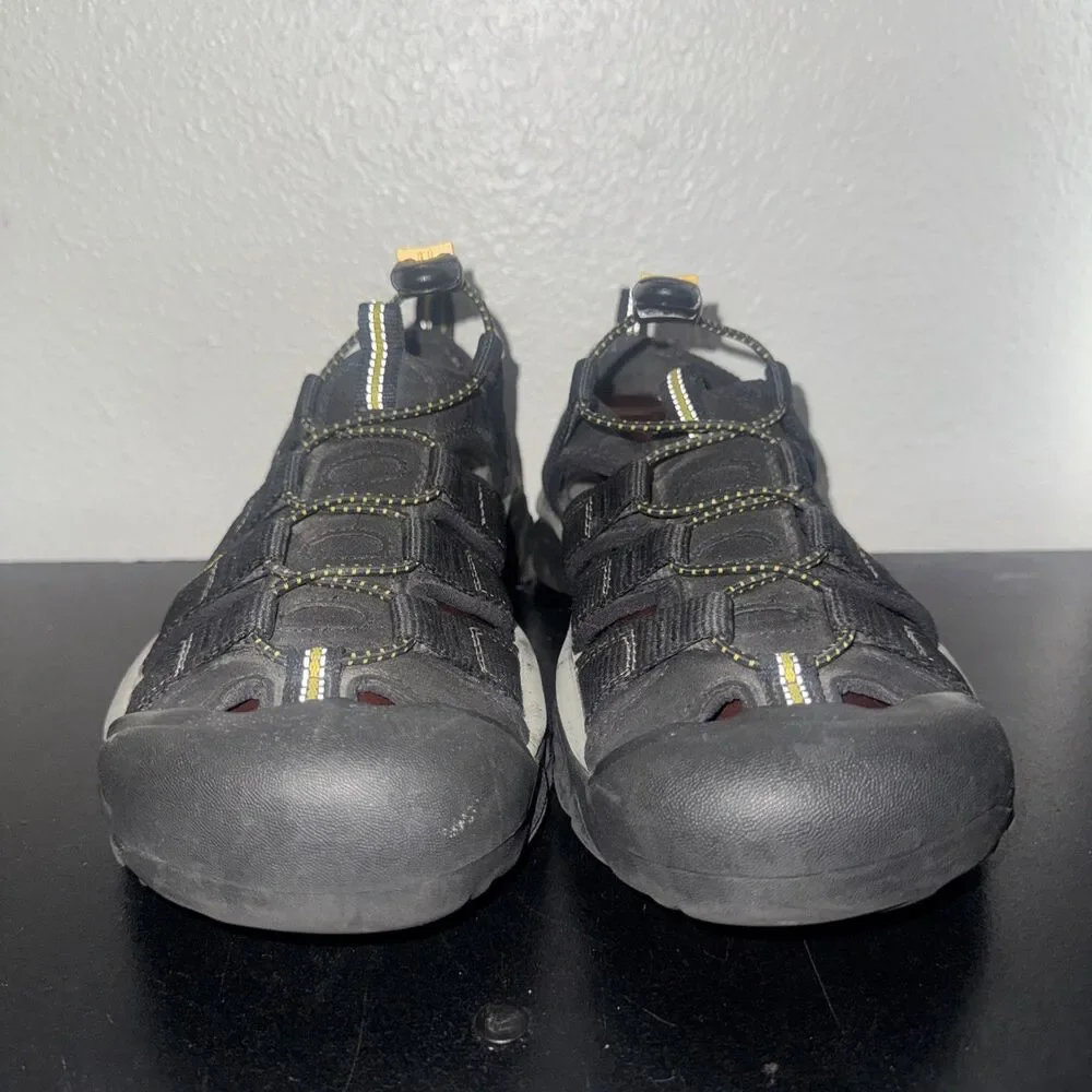 Keen Newport H2 Sandals Waterproof Hiking Sport Black  Yellow Mens 9.5 US, 42 EU